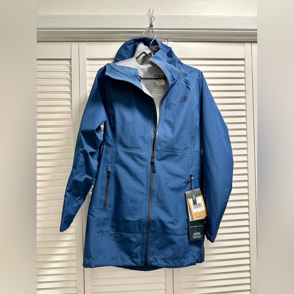 The North Face Dryzzle FutureLight Shell Parka Small Shady Blue NWT